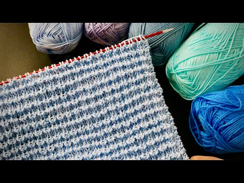 Einfaches Strickmuster für Anfänger | #2 #stricken #knitting