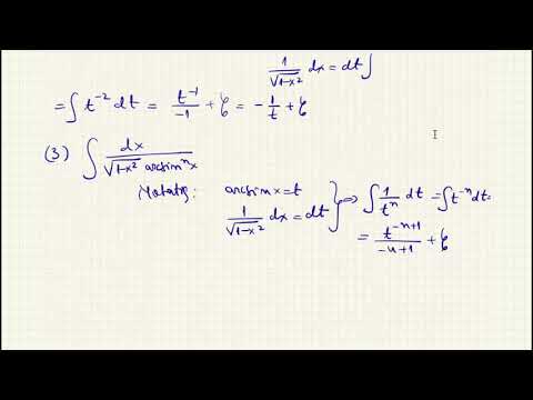 Integrale   schimbare variabilă 5