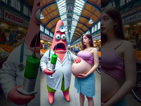 ❤️ Evolution of patrick star: patrick star and pregnant women 🥰 #cat #cute #love #shorts
