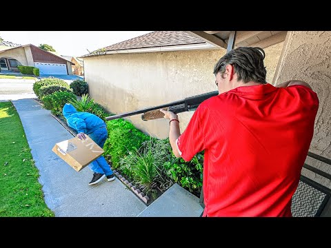 Catching Package Thieves In The Act!