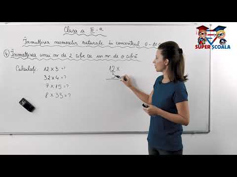 Clasa a III-a - Înmulțirea unui nr de 2 cifre cu un nr de o cifră