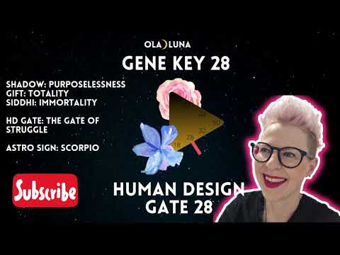 Gene Key 28 🌀 Gate 28 Human Design ✌️Shadow, Gift + Siddhi Expressions Explained