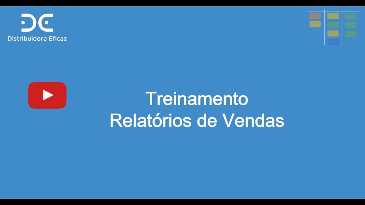 Treinamento | Relatórios de Vendas