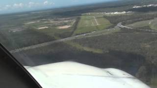 preview picture of video 'Landing Runway 12 at Caboolture (YCAB)'