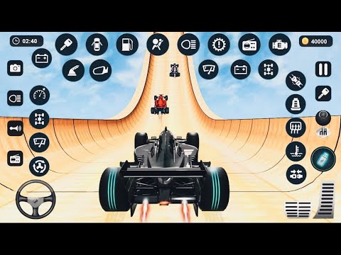 Ultimate Formula Car Racing Stunts 3D - Impossible Mega Ramp GT Car 3D - Android Gameplay #game
