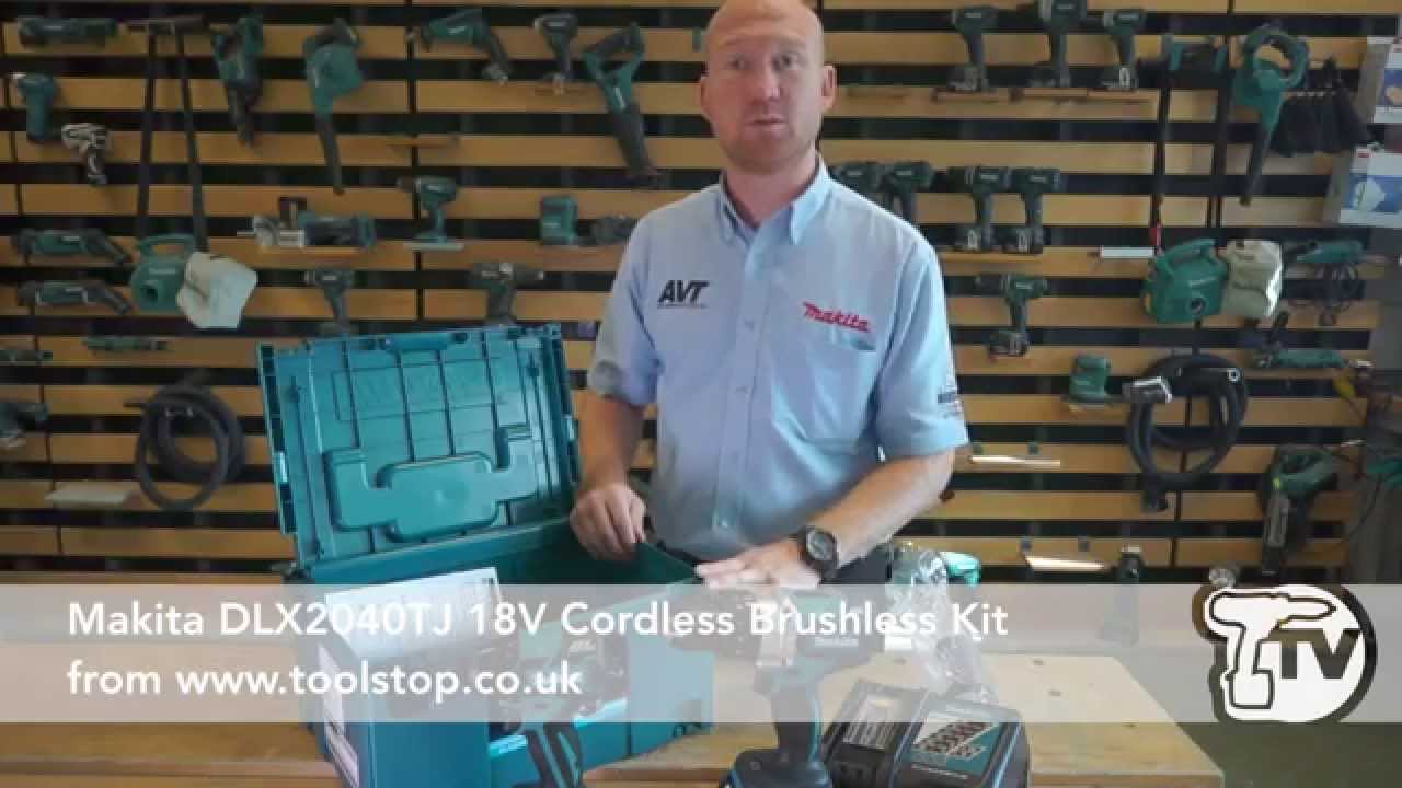 Makita DLX2040TJ 18V Cordless Brushless 5Ah Twin Pack from Toolstop