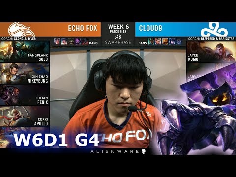 FOX vs C9 | Week 6 Day 1 S9 LCS Summer 2019 | Echo Fox vs Cloud 9 W6D1