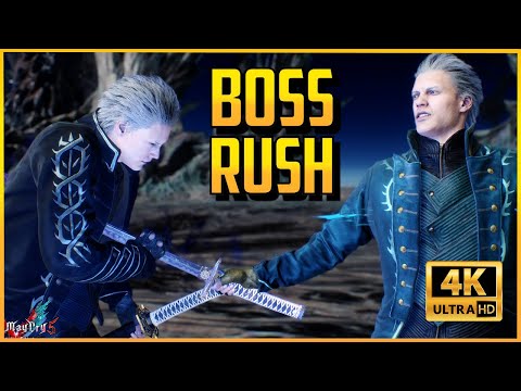 DMC5SE ▰ Vergil Bloody Palace Boss Rush - No Damage【Devil May Cry 5: Special Edition】