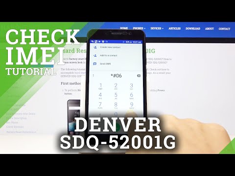 How to Find IMEI and SN in DENVER SDQ-52001G – Serial Number and IMEI Number