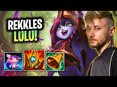 REKKLES IS INSANE WITH LULU! | LR Rekkles Plays Lulu Support vs Rakan!  Season 2025