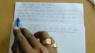 Disk Scheduling Algorithms- FCFS, SSTF, SCAN & C-SCAN