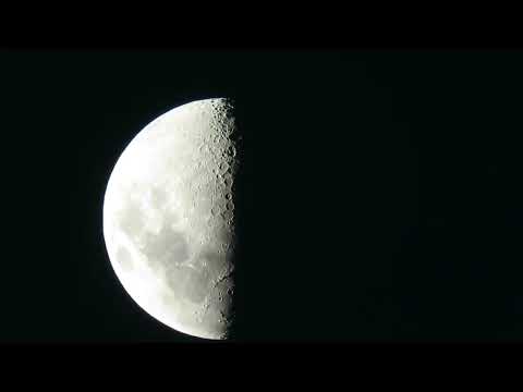 Luna Cuarto Creciente desde Soledad - 24 de febrero de 2026