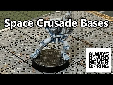 Space Crusade Bases - A Super Simple Solution for Basing Miniatures for Space Crusade, 40K & More
