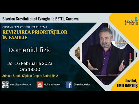 Emil BARTOS Revizuirea Prioritatilor in Familie sesiunea 1