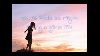 Official fan lyric video Megan and Liz A girls life