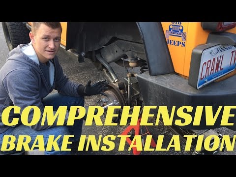Jeep JK/JKU Powerstop  Z36 Front and Rear Disc Brake Kit Install