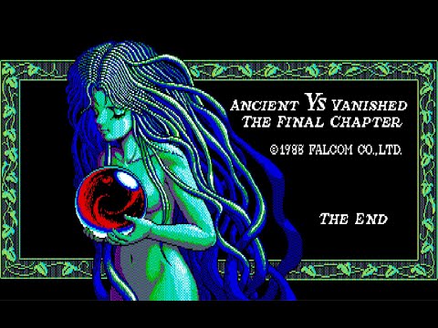[ Ys-II (PC-88) ] Ending "STAY WITH ME FOREVER" / イース２ エンディング #ys #retrogame