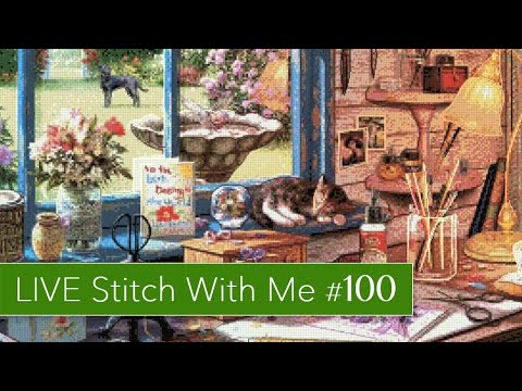 LIVE Stitch With Me #100 - 100 streams in the bag, where to go from here? | Grandmas Craft Shed
