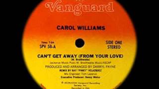 80's Funky Boogie music - Carol Williams - Can't get away (from your love) 1982