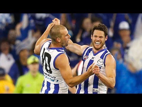 Elimination Final, 2014 - Sam Gibson finishes forward surge