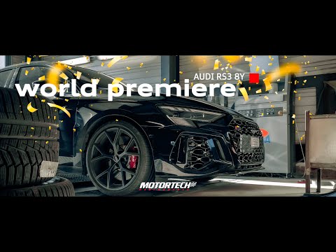World premiere 🏆 AUDI RS3 (8Y full stock, SP98) on dyno  MAHA MRS500