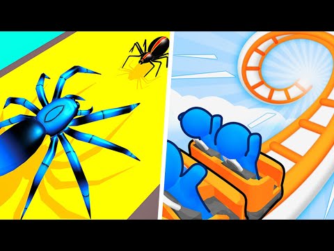 Insect Evolution | Runner Coaster - Gameplay Walkthrough Max Levels (Part 1)