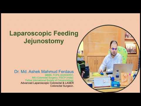 Laparoscopic feeding jejunostomy