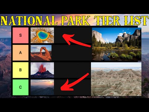 U.S. National Park Tier List