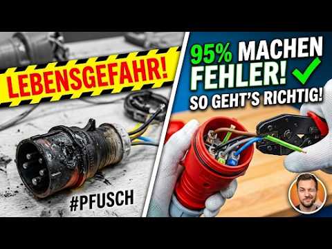 Dieser CEE-Stecker Fehler kann tödlich enden