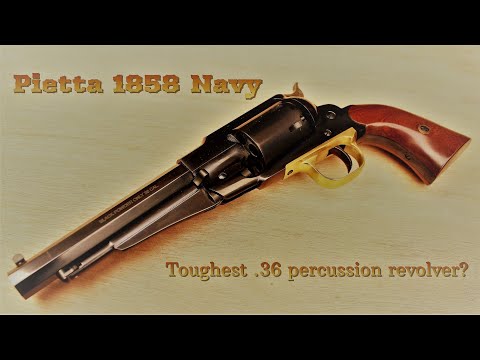 Pietta 1858 Remington New Model Army Brass Frame #capandball #blackpowder #revolver #pistol #pietta