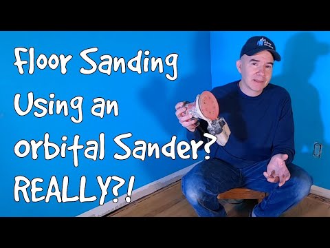 Quick Tip: Floor Sanding using an Orbital Sander.