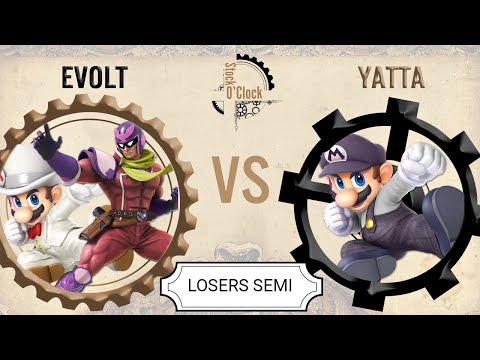 Stock o'Clock #34 - Evolt (Cpt Falcon, Mario) vs Yatta (Mario) - Losers Semi