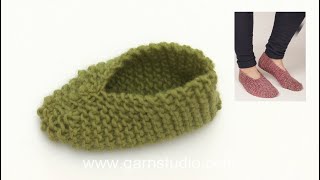 Come lavorare le pantofole in DROPS Extra 0-1279