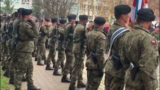 Wideo: Salwa honorowa podczas wita Niepodlegoci w Lubinie