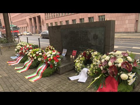 Kranzniederlegung zum Gedenken an die Opfer der Pogromnacht