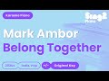 Mark Ambor - Belong Together (Piano Karaoke)