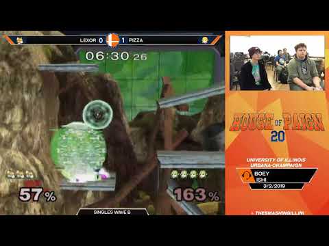 [HOP 20] Lexor (Fox) vs. Pizza (Zelda) SSBM Singles Pools