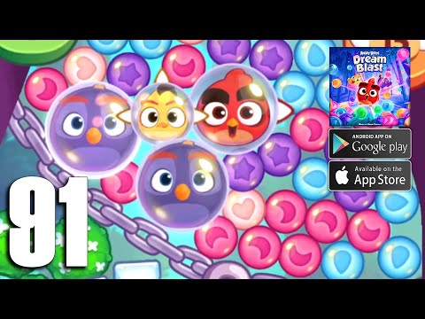Angry Birds Dream Blast ]91[ Gameplay Walkthrough - Stage 387 388 389 (Android, iOS)
