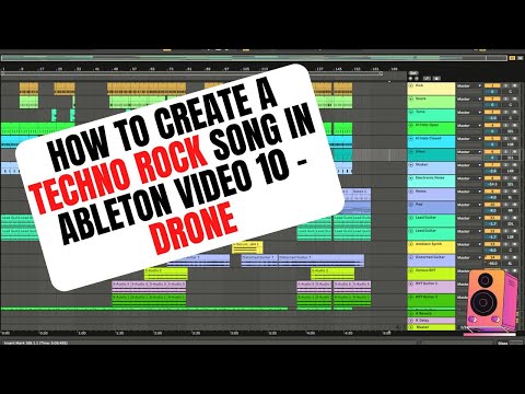 How to Create a Techno Rock Song in Ableton  Video 10 - Drone