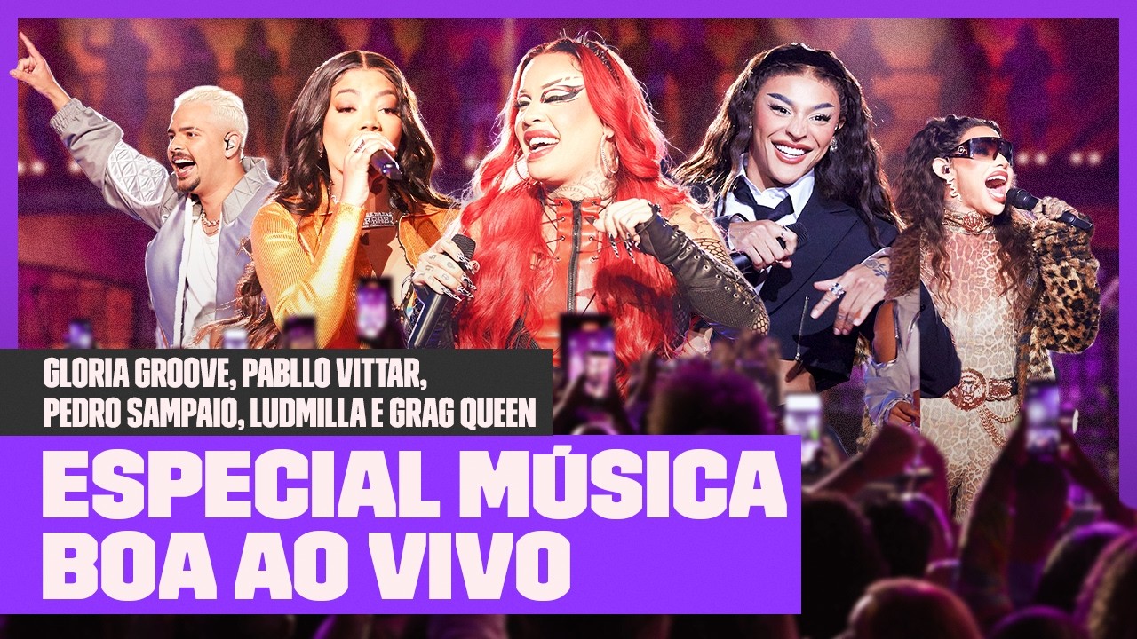 Música Boa Ao Vivo: Gloria Groove, Pedro Sampaio, Ludmilla, Pabllo Vittar e Grag Queen | Multishow