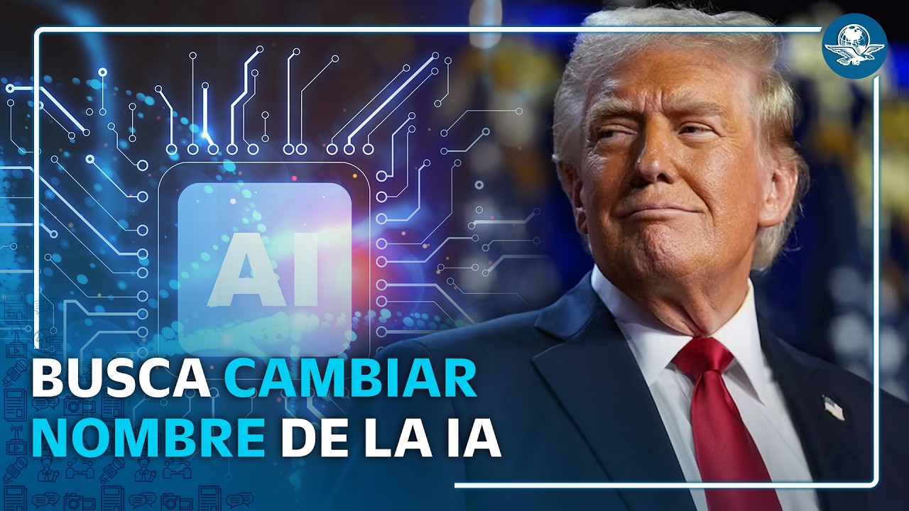 Trump quiere cambiar nombre de la IA y lanza encuesta; propone llamarle "inteligencia superior"