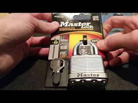 Master Lock Magnum M5. Great bitting for a master lock!
