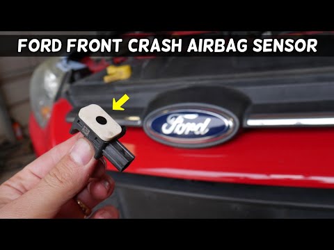 FRONT CRASH IMPACT AIR BAG SENSOR LOCATION ON FORD. FORD AIRBAG SENSOR