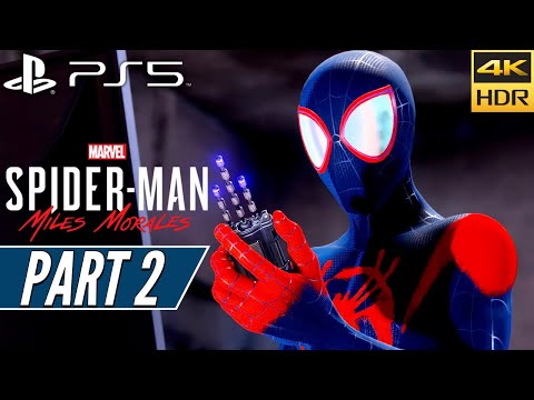 SPIDER-MAN MILES MORALES (PS5) Walkthrough Gameplay PART 2 [4K 60FPS HDR] - No Commentary