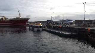 BRILLIANCE OF THE SEAS IN LERWICK HARBOUR - SHETLAND ISLANDS
