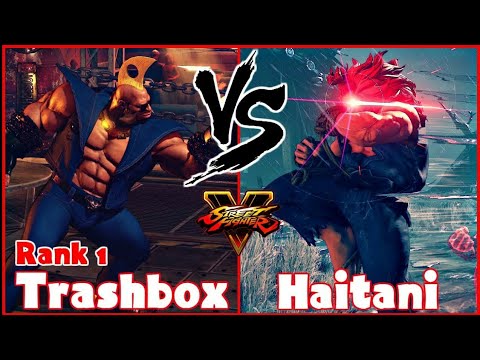 SFV AE🔥Trashbox(RANKED #1 BIRDIE) VS Haitani(AKUMA)🔥