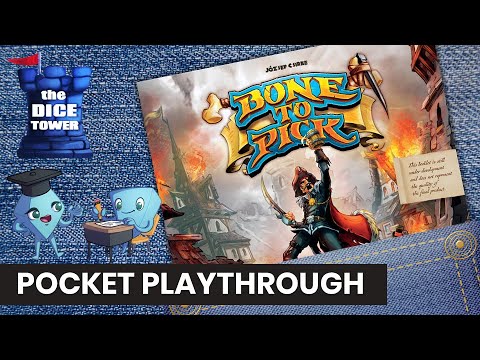 Bone to Pick Board Game - Pocket Playthrough with Stella & Tarrant