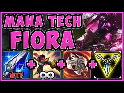 STOP PLAYING FIORA WRONG! MANA TECH FIORA IS 100% UNFAIR! FIORA TOP GAMEPLAY! - League of Legends