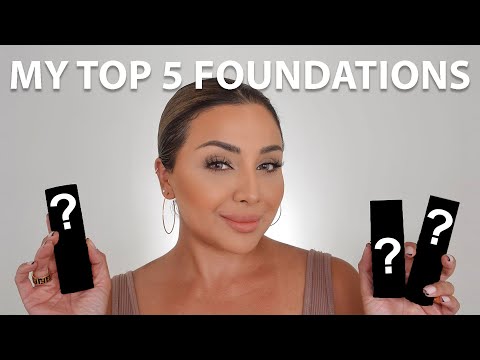 MY TOP 5 FOUNDATIONS 2021 | NINA UBHI