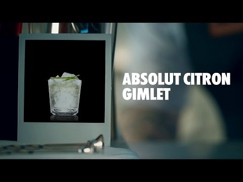 ABSOLUT CITRON GIMLET DRINK RECIPE - HOW TO MIX